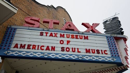 enseigne du Stax Museum à Memphis