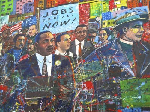 Fresque murale de Martin Luther King