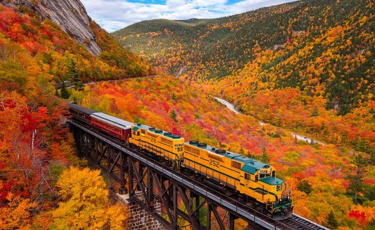 White Mountains en Automne