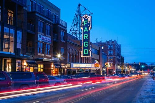 La ville de Fargo, Dakota du Nord