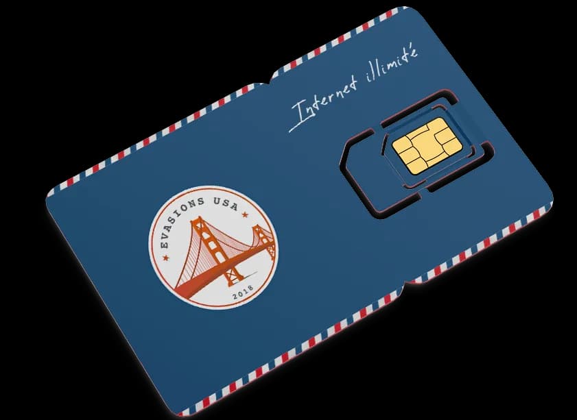 Carte SIM Evasions USA