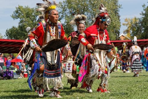 Pow-wow à Bismarck dans le Dakota du Nord