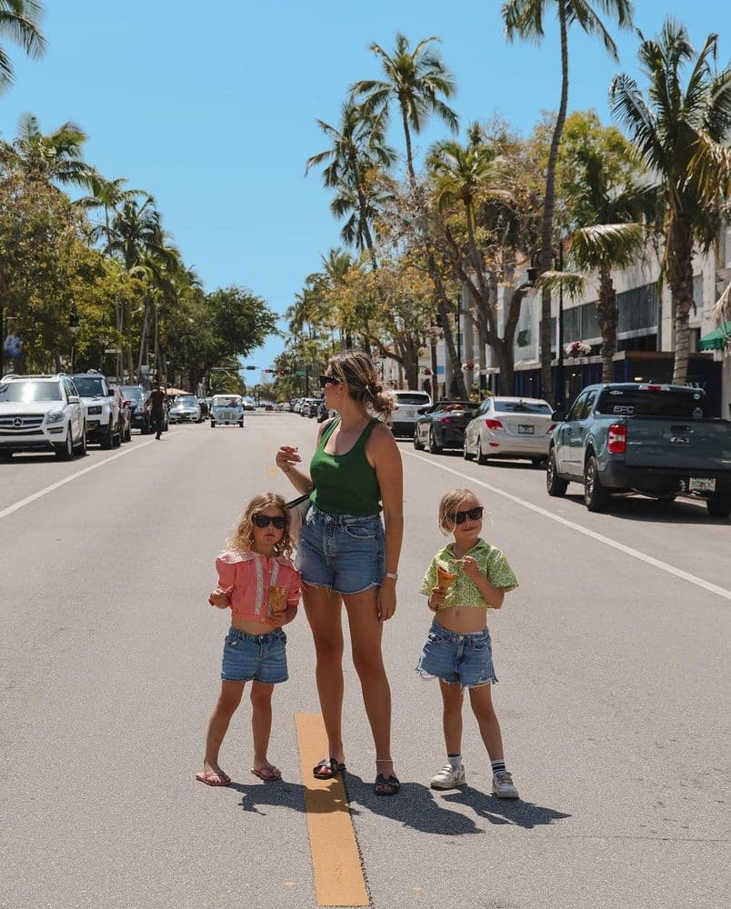 Lola Rossi et ses enfants en Floride