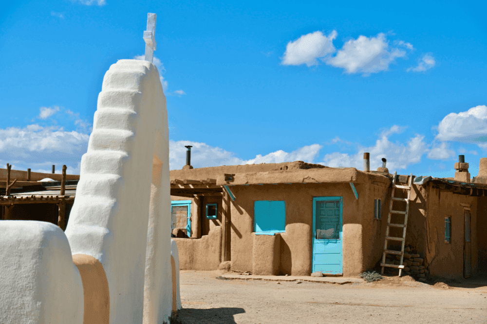 le village native de Taos Pueblo