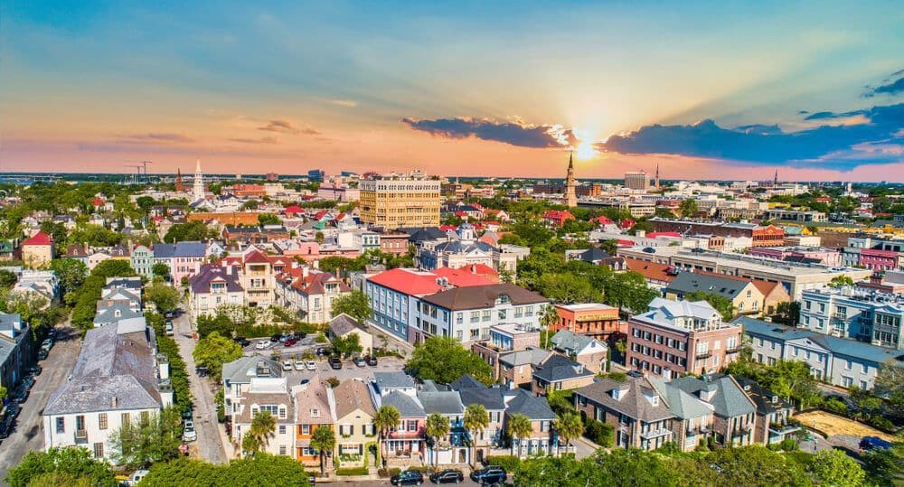 Vue sur Charleston, Géorgie