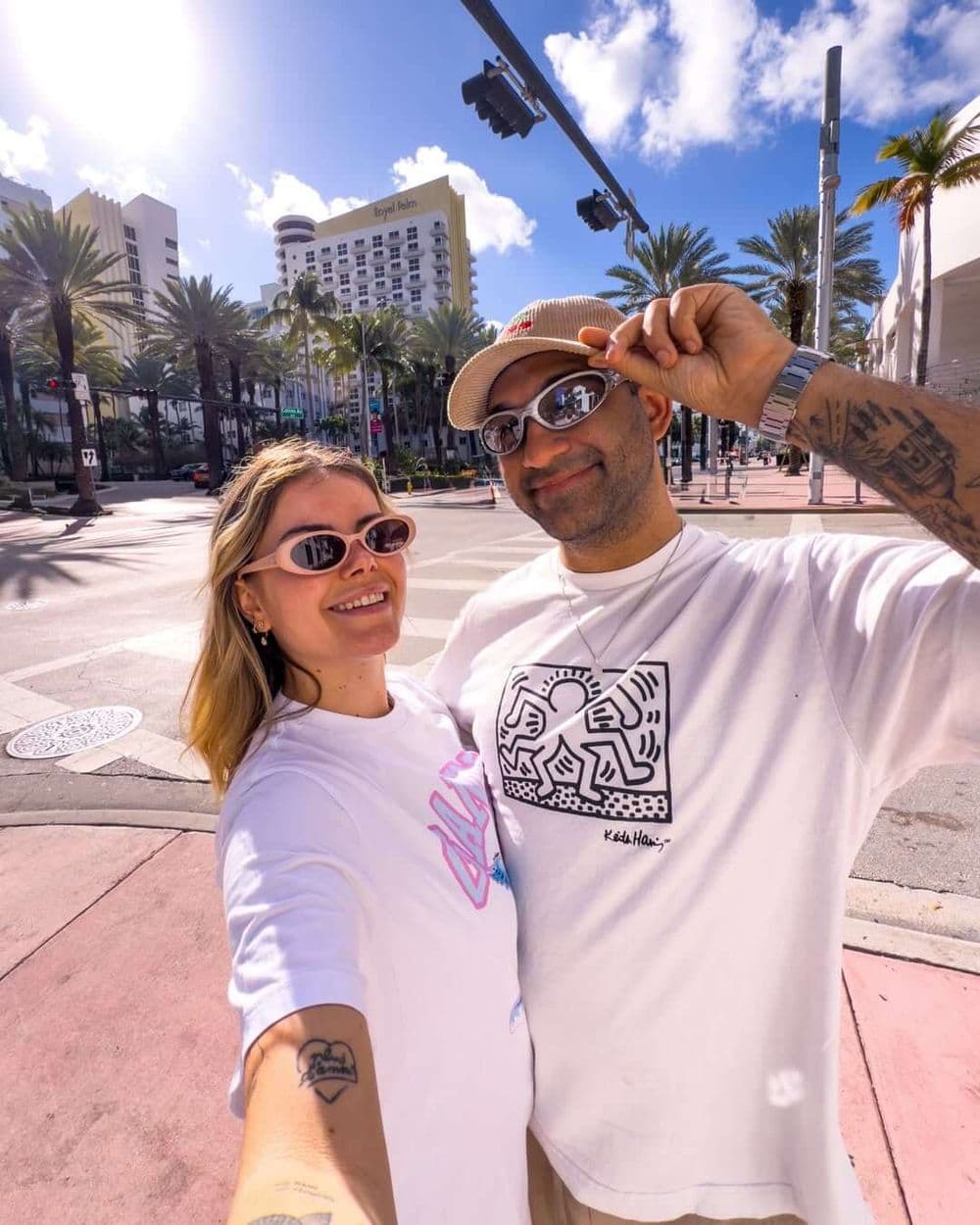 Romy et Anil en Floride