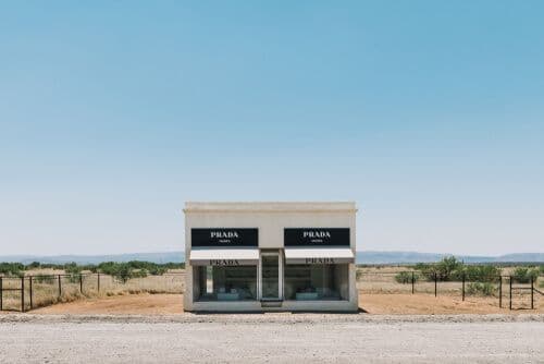 La boutique Prada à Marfa
