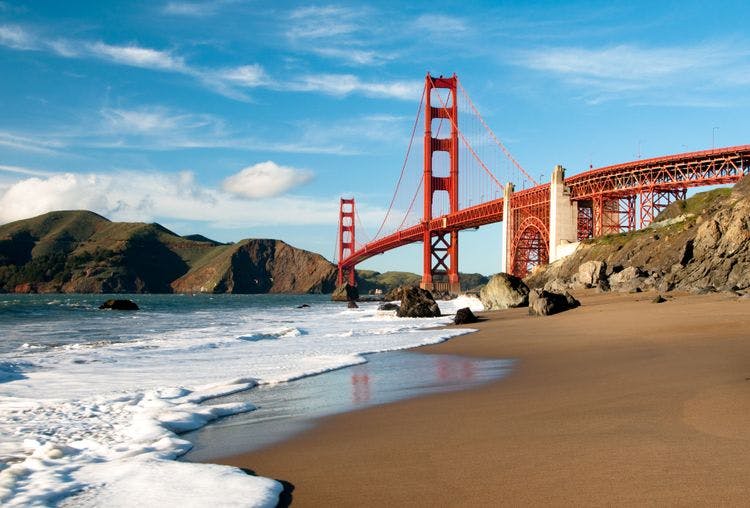 Pont de San Francisco en Californie
