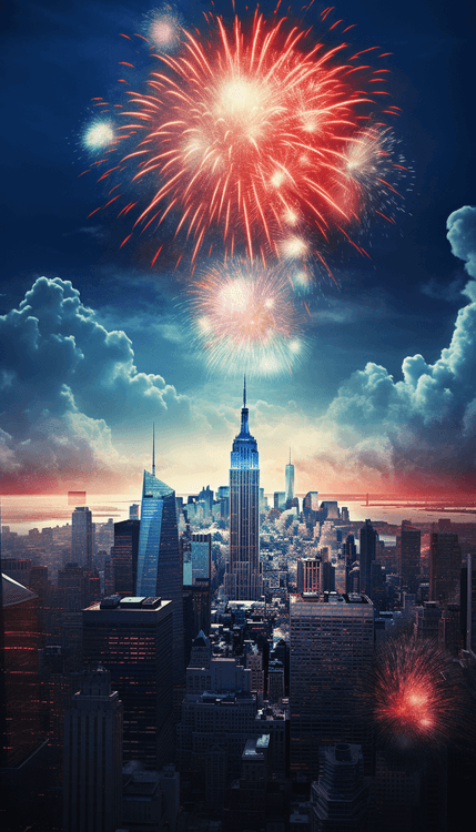 Illustration de notre guide de voyage "Votre nouvel an 2025 aux USA"