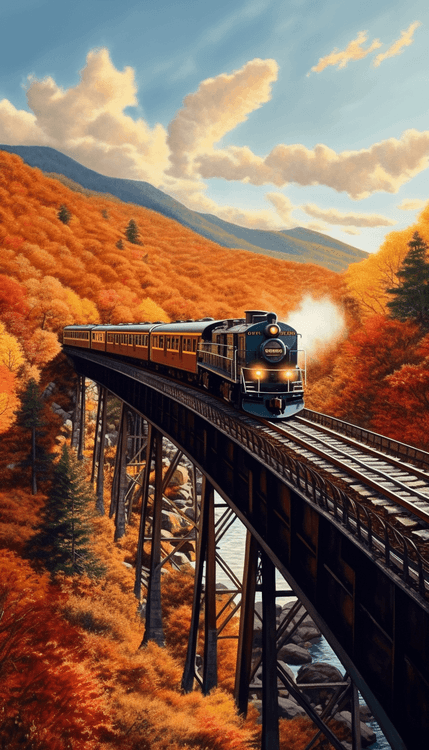 Illustration de notre guide de voyage "5 plus beaux voyages en train aux USA"
