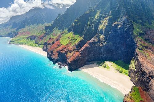 Photo de l'ile de Kauai à Hawai