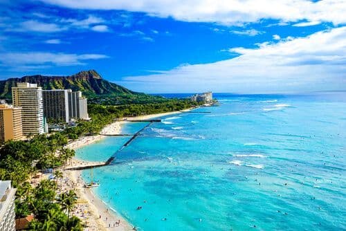 Photo de l'ile de Oahu
