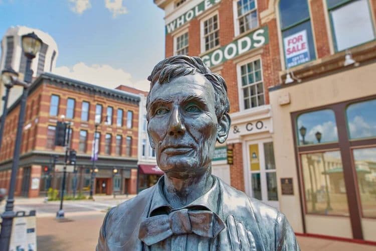 La ville de Springfield dans l'Illinois