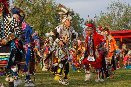 Pow-wow à Bismarck dans le Dakota du Nord