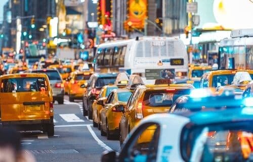 Les taxis jaunes de New York