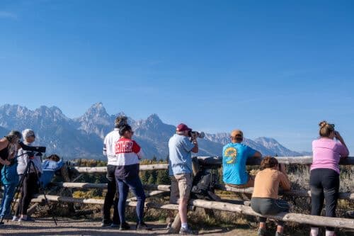 Quelques photographes à Grand Teton