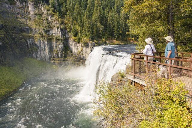 Upper Mesa Falls, Shosone