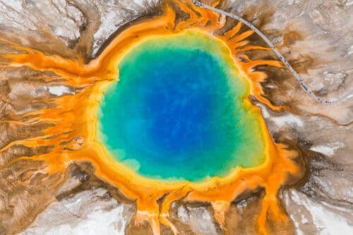 Le Grand Prismatic Spring de Yellowstone
